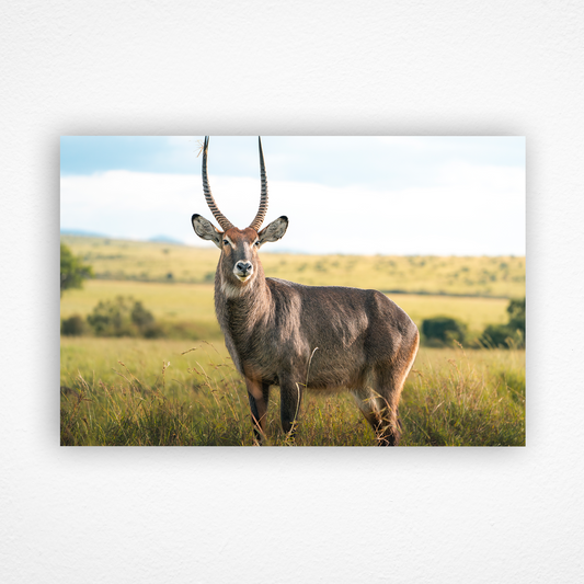Antilope waterbuck dans la savane